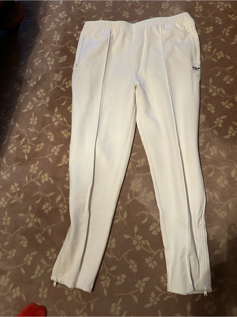 Todd Snyder - White Athletic Track Pants with Zipper Ankles